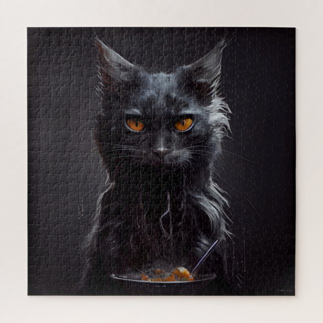 Puzzle Black Cat (Vertikal)
