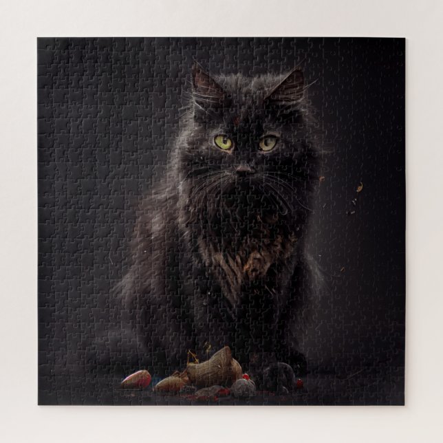 Puzzle Black Cat (Vertikal)
