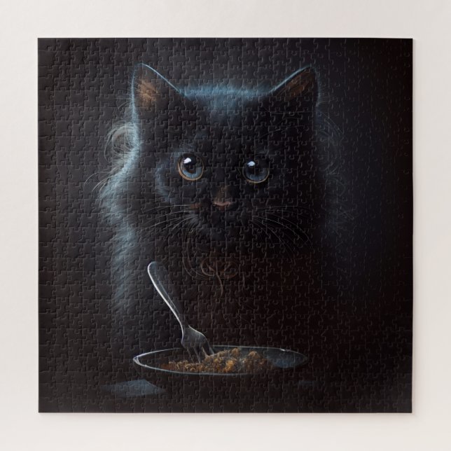 Puzzle Black Cat (Vertikal)
