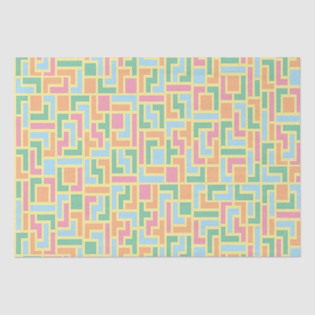 Puzzle Blocks Seidenpapier (Vorderseite)