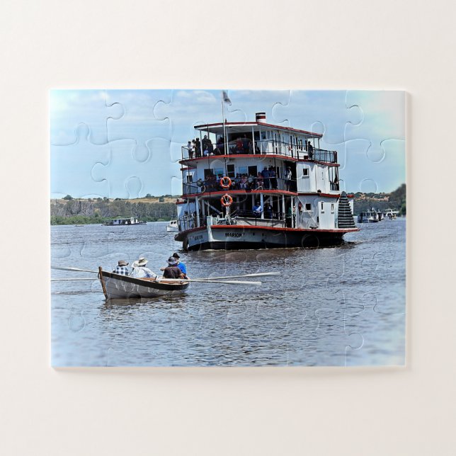 Puzzle: Boote auf dem Murray River South Australia Puzzle (Horizontal)