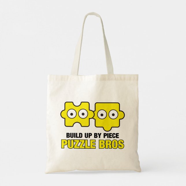Puzzle Bros Tragetasche (Rückseite)