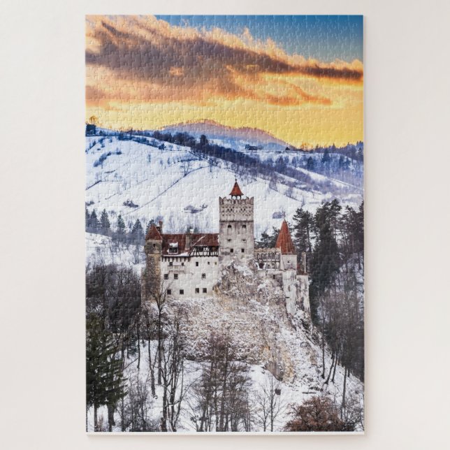 Puzzle, Burg Bran, das Haus Dracula Puzzle (Vertikal)