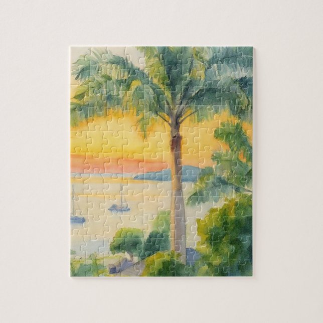 Puzzle Caribbean sunrise (Vertikal)