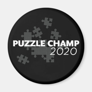 Puzzle Champ 2020 Magnet