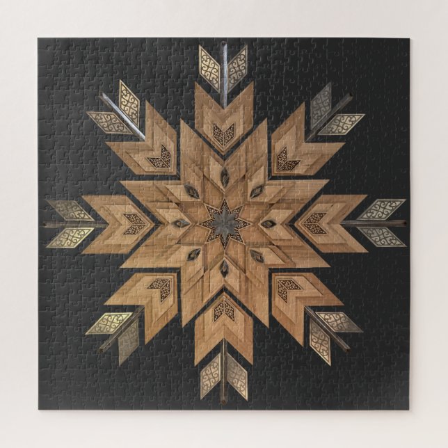 Puzzle Cherry Glowforge und Ätzen (Vertikal)