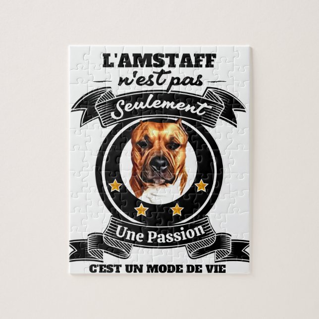 PUZZLE CHIEN AMSTAFF (Vertikal)
