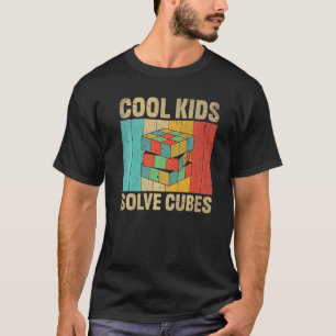 Puzzle Cube Cool Kids Solve Cubes Spee T-Shirt