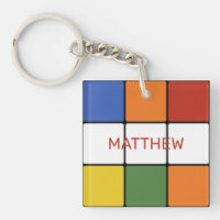 Puzzle Cube Game Toy Personalisiert in den 80er Ja