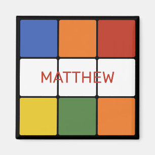 Puzzle Cube Game Toy Personalisiert Magnet