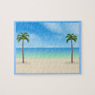 Puzzle: Daytime Beach Scene Puzzle