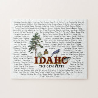 Puzzle der amerikanischen Staats-- Idaho