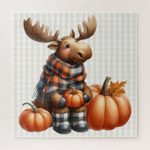 Puzzle der Herbsttiere