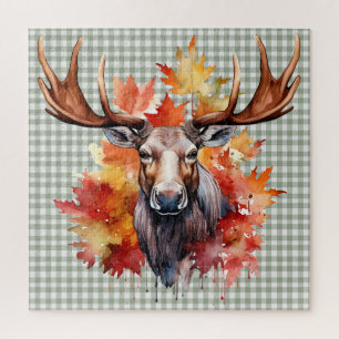 Puzzle der Herbsttiere