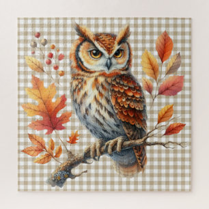 Puzzle der Herbsttiere