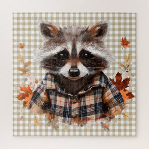 Puzzle der Herbsttiere