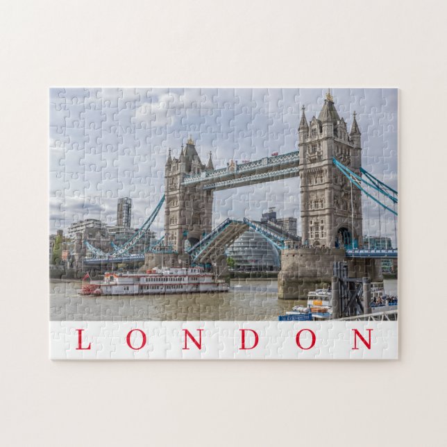 Puzzle der London Tower Bridge (Horizontal)