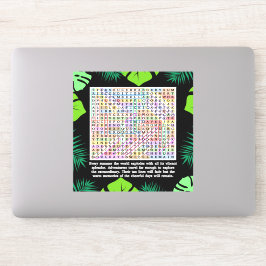 Puzzle der SommerWord-Suche Aufkleber