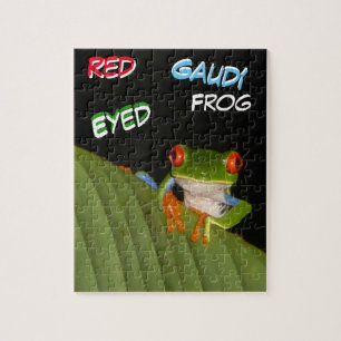 Puzzle der Wildtiere: Costa Rica Frosch