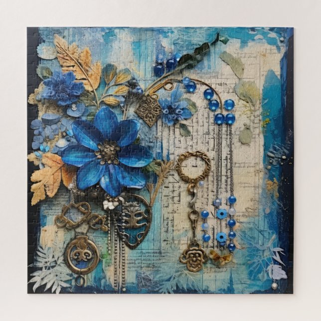 Puzzle des antiken Junk-Papiers (Vertikal)