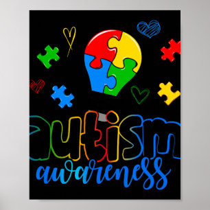 Puzzle des Autismus Poster