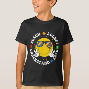 Puzzle des Lehrers für Autismus lehren Akzeptanz u T-Shirt