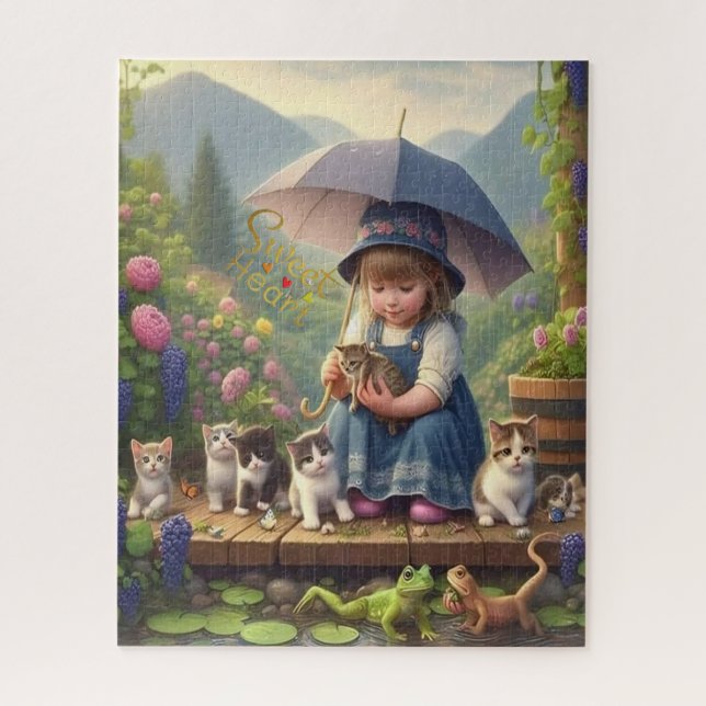 Puzzle des süßen Herzens (Vertikal)