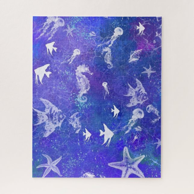 Puzzle des Unterwasserlebens - Wunderbare Welt (Vertikal)