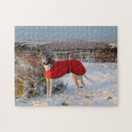 Puzzle des Windhunds (p402) Blau