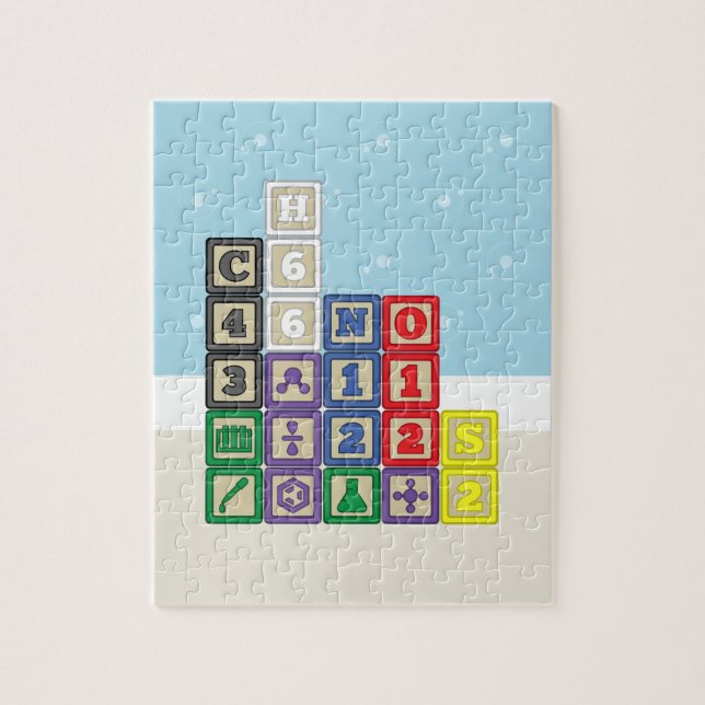 Puzzle des zukünftigen Chemisten (Vertikal)