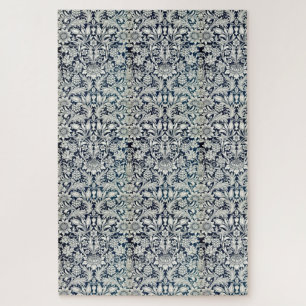 Puzzle - Design für blaue und weiße Tapeten