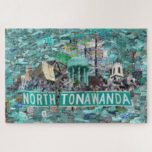 Puzzle - Die Straßen von North Tonawanda NY 