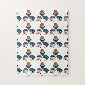 Puzzle, die vernickelten Füße Puzzle