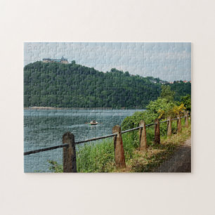 Puzzle Edersee Ufer und Schloß Waldeck