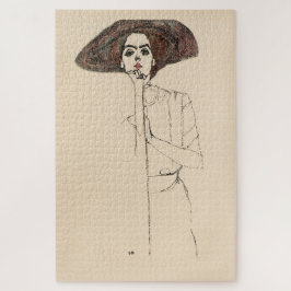 PUZZLE : EGON SCHIELE : PORTRAIT DER FRAU 1910