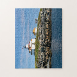 Puzzle Ei-Felsen-Leuchtturm-Bar-Hafen-Maines