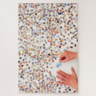 Puzzle eines nicht montierten Puzzles