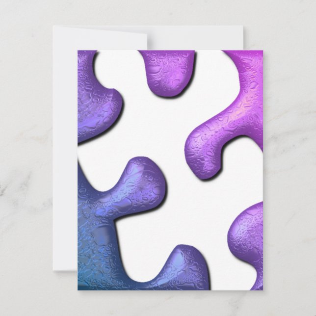 Puzzle-Einladung Einladung (Vorderseite)