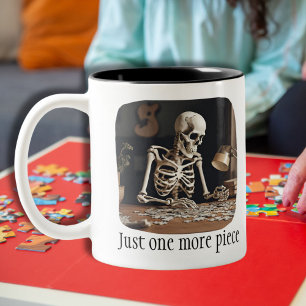 Puzzle-Enthusiasten jigsaw verrückte Disectologin Zweifarbige Tasse