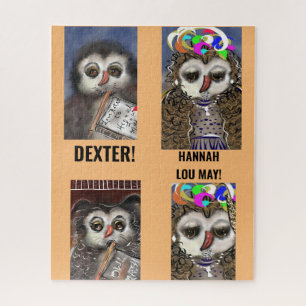 Puzzle Funny, niedliche OWLS! DEXTER, HANNAH LOU M