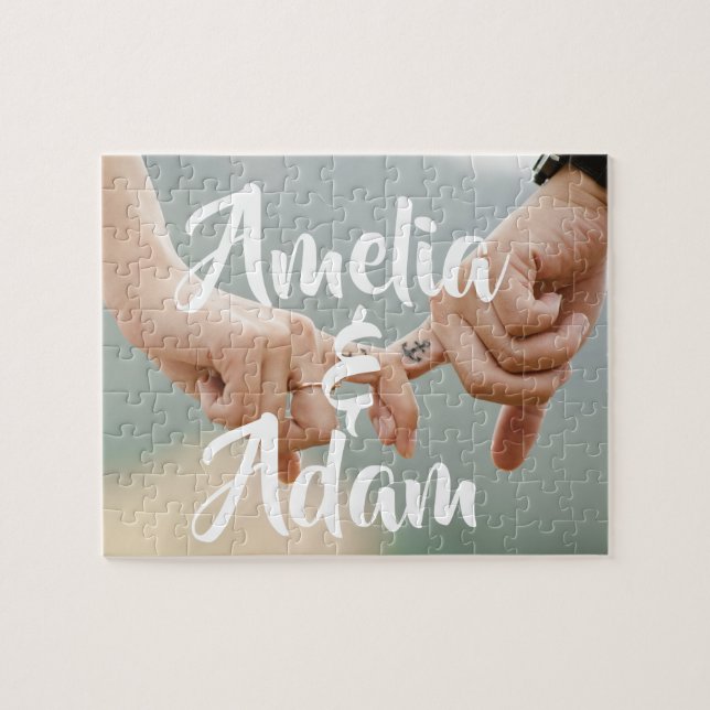 Puzzle für benutzerdefinierte Paare (Horizontal)