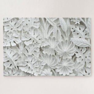 Puzzle für Blume und Blätter