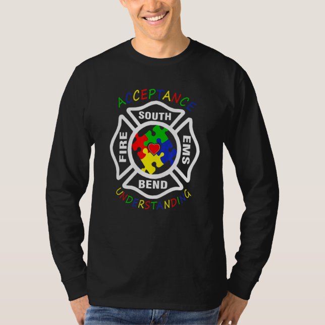 Puzzle für die Akzeptanz von Fire South Ems T-Shirt (Vorderseite)