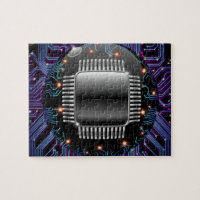 Puzzle für die elektronische Hauptplatine