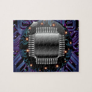 Puzzle für die elektronische Hauptplatine