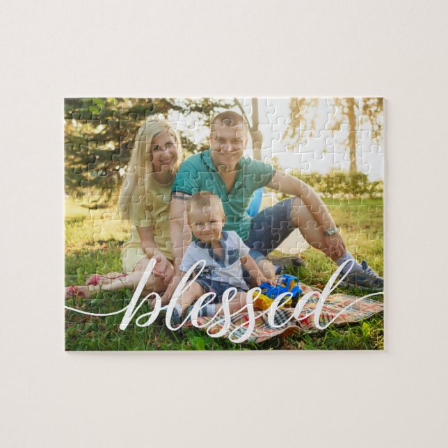 Puzzle für Familien: Personalisiertes Foto Puzzle  (Horizontal)