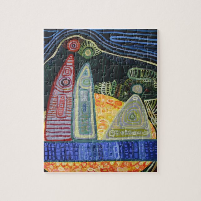 Puzzle für Familienmalerei (Vertikal)