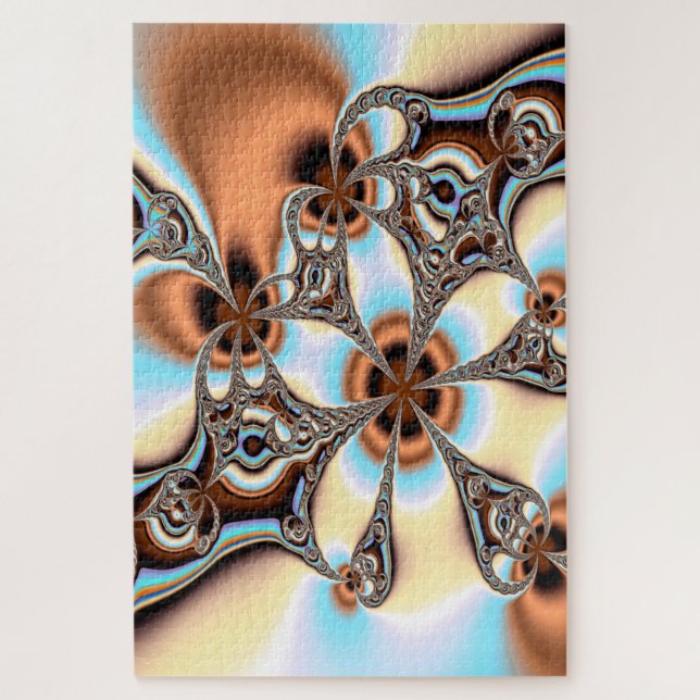 Puzzle für Fraktale am Strand (Vertikal)