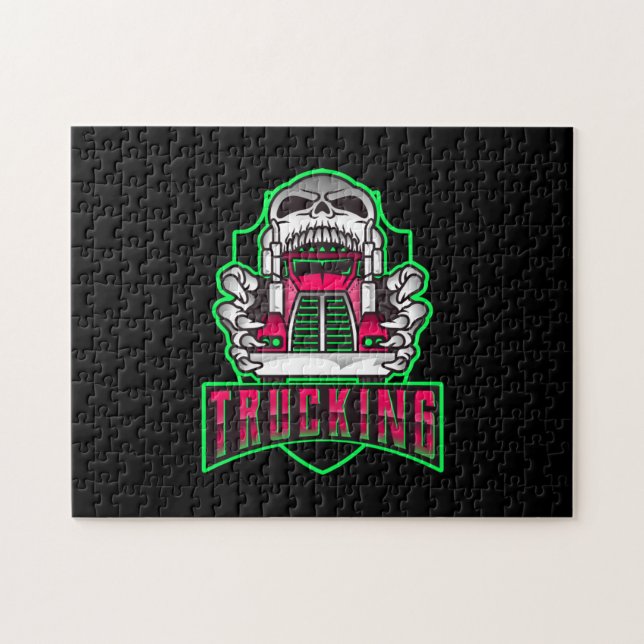 Puzzle für Lastkraftwagen (Horizontal)