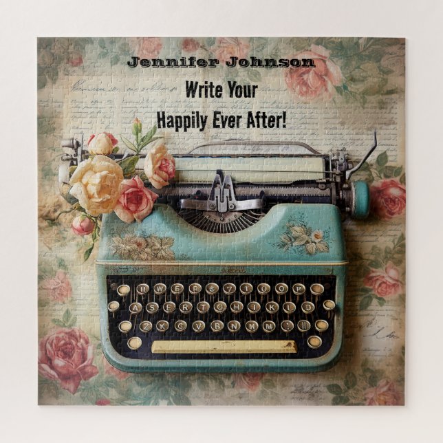 Puzzle für motivierend Schreibmaschine (Vertikal)